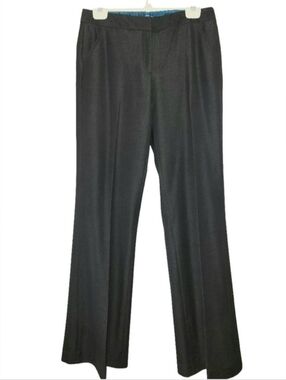 T Tahari  Wide Leg Dress Trousers In Charcoal Gray Size 8